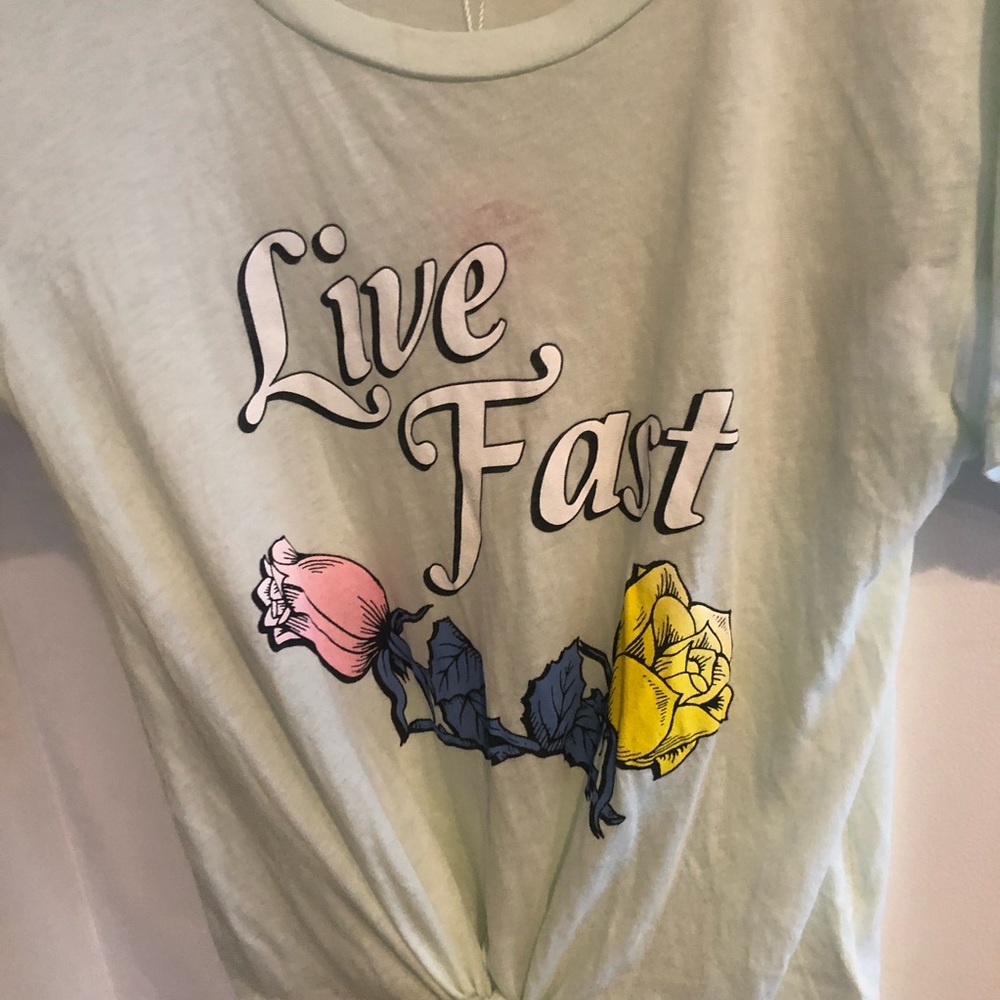 Wildfox Live Fast Tee - Picture 3 of 4
